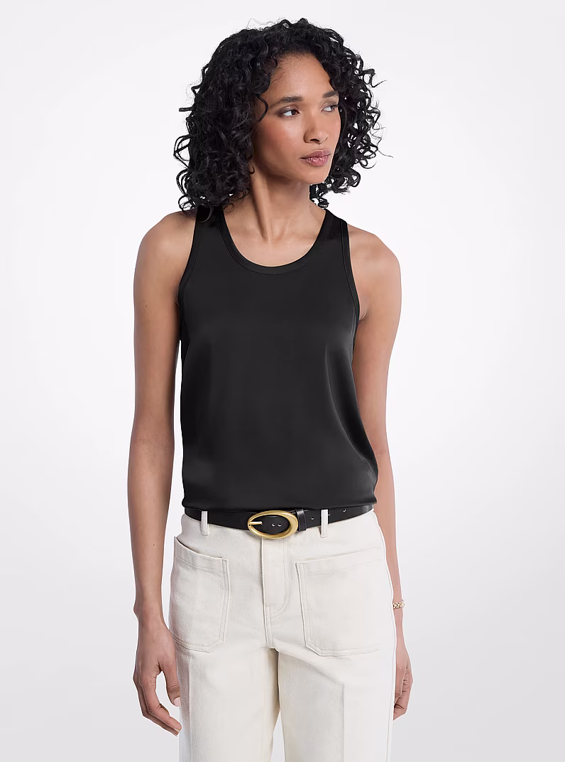 Débardeur en satin – MICHAEL KORS - MT640TXAYJ-001 - Michael Kors