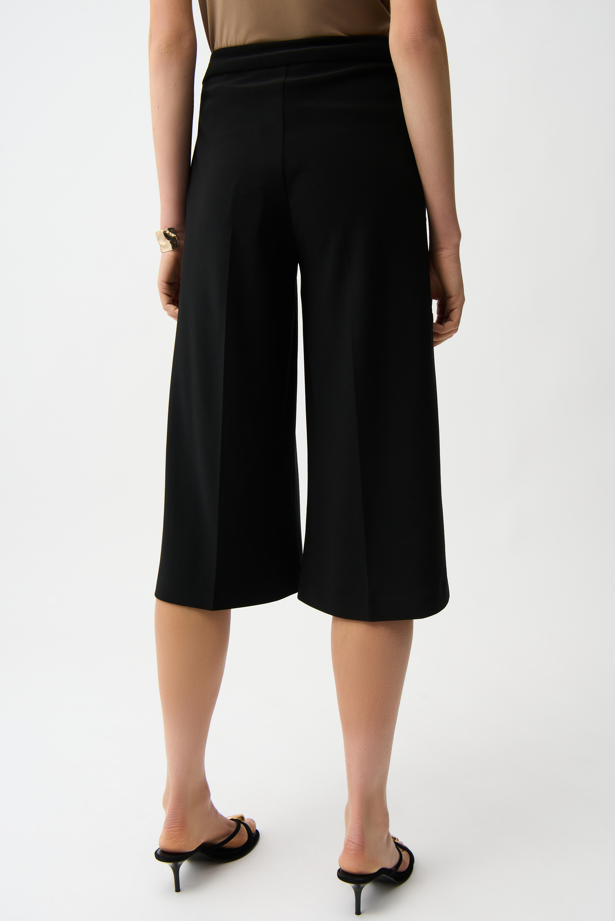 Pantalon jambe large taille mi-haute – JOSEPH RIBKOFF