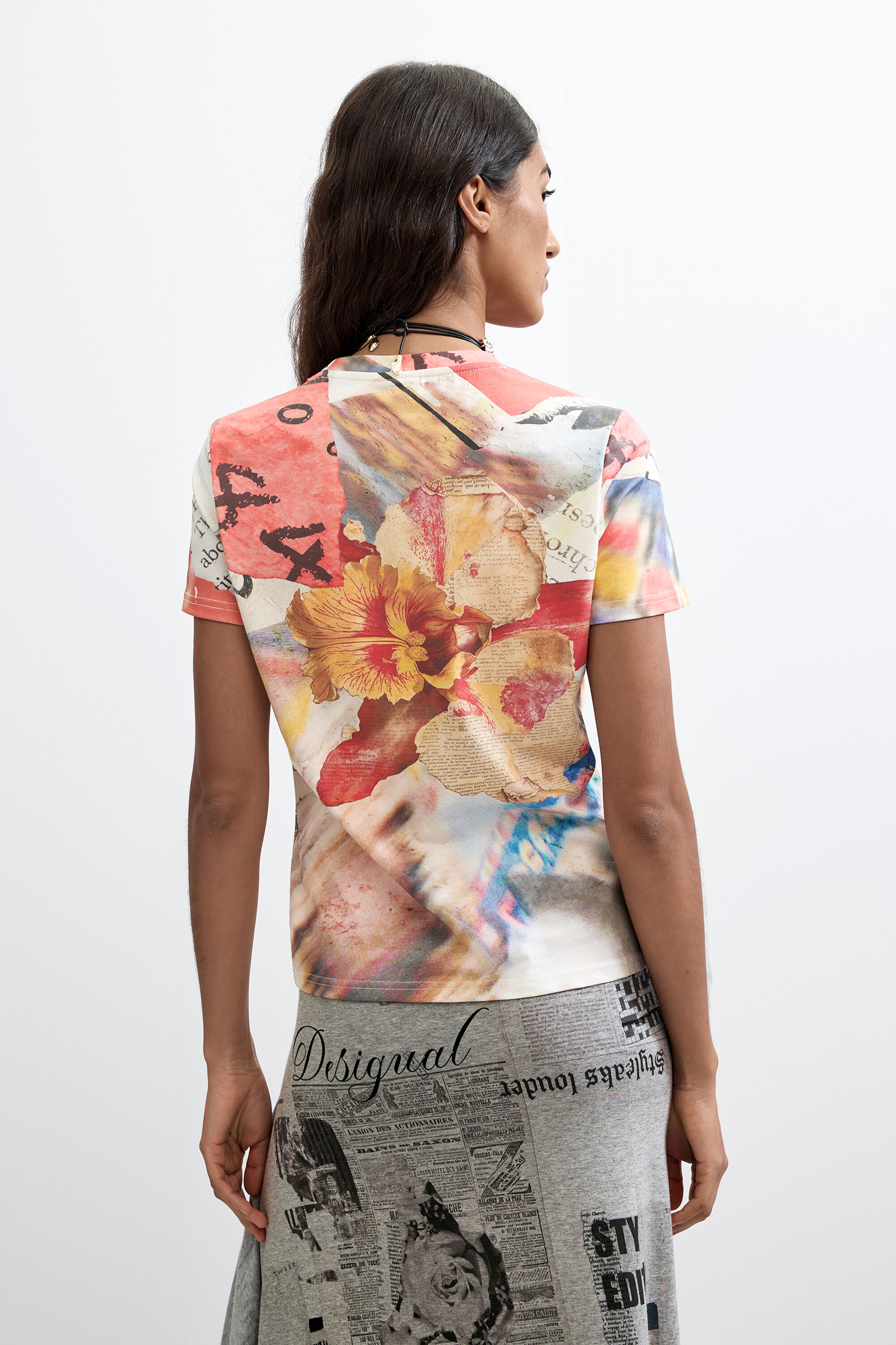 T-shirt floral – DESIGUAL