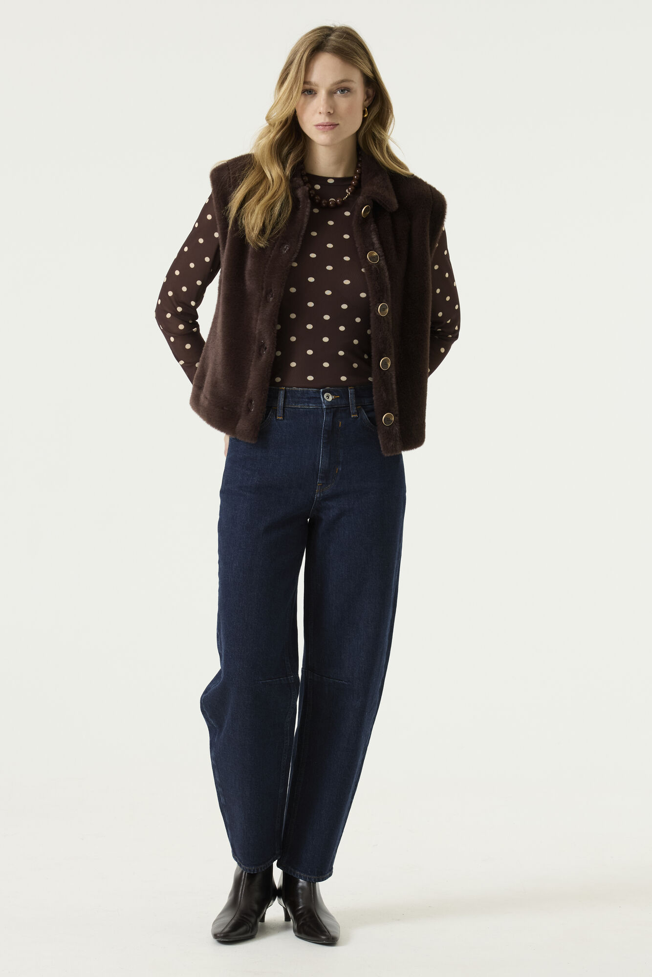 Veste effet fourrure – GARCIA