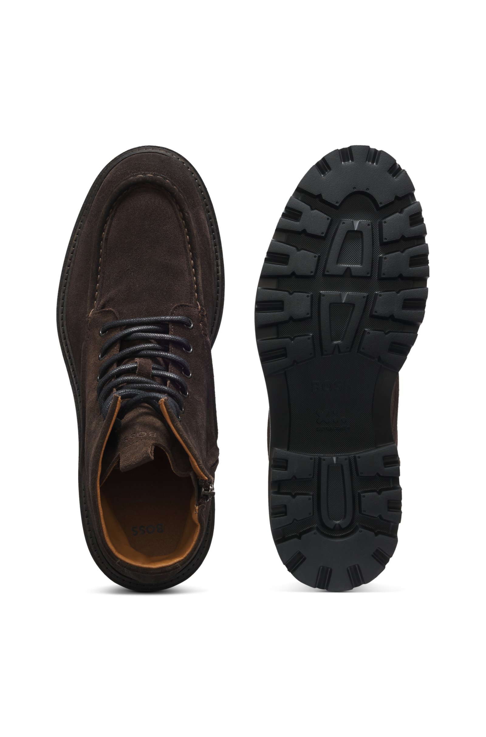 Bottes lacées en suède – HUGO BOSS