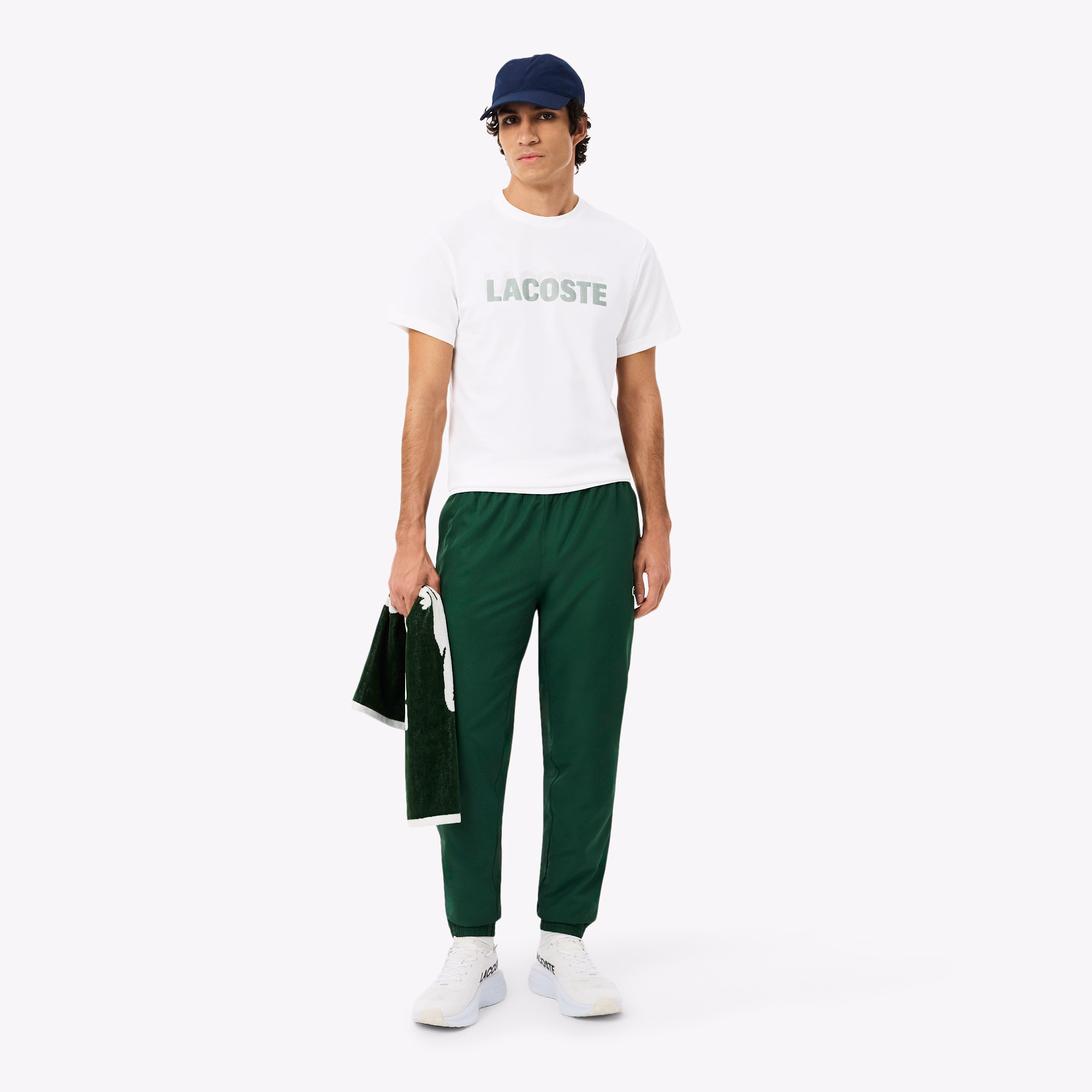 T-shirt sport à logo contrasté – LACOSTE