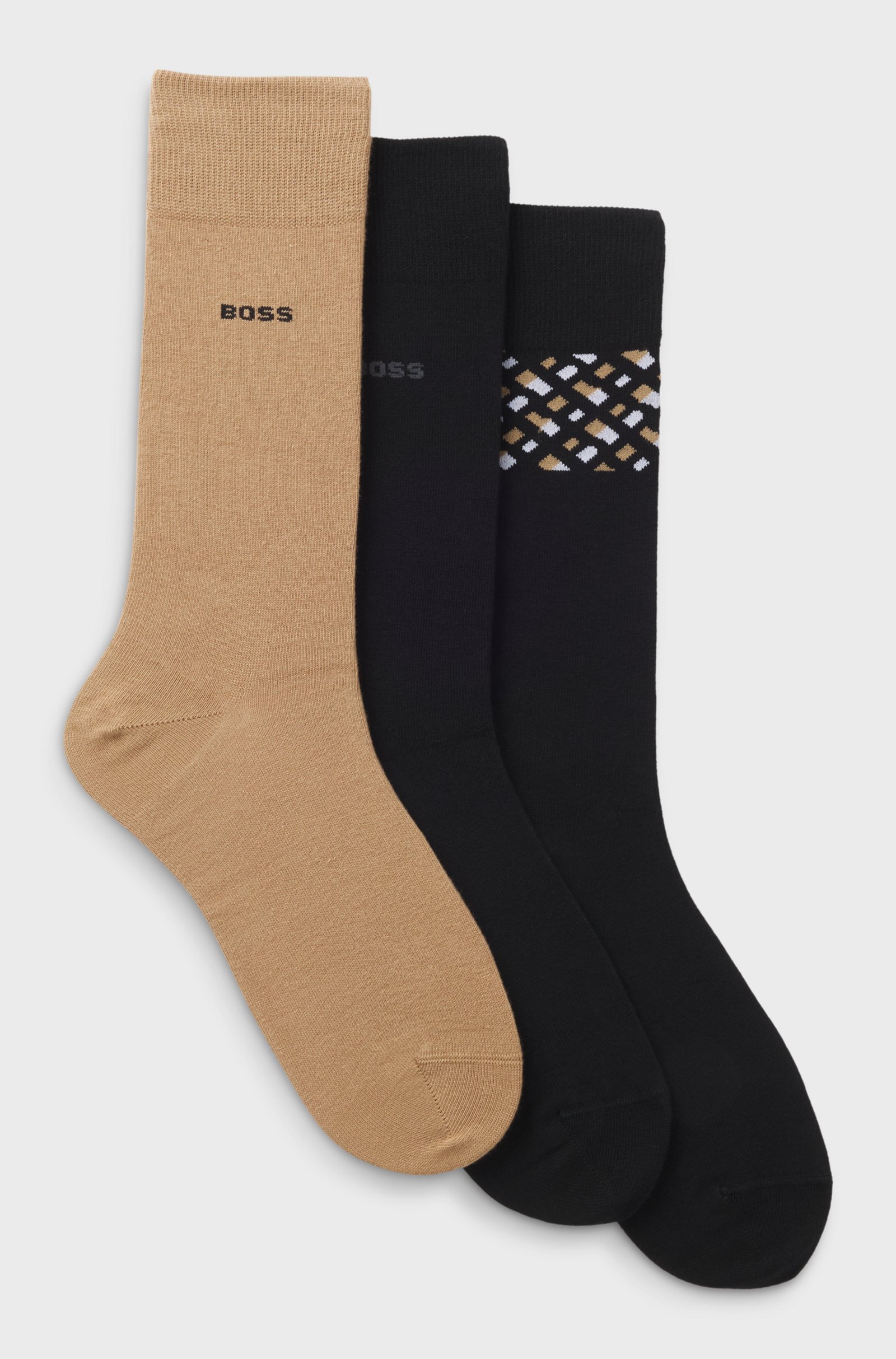 Coffret de trois paires de bas - HUGO BOSS - 50564492 - Hugo Boss