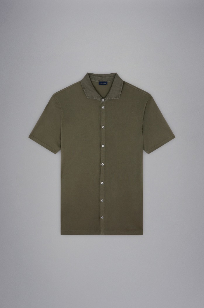 Chemise en coton piqué - PAUL & SHARK