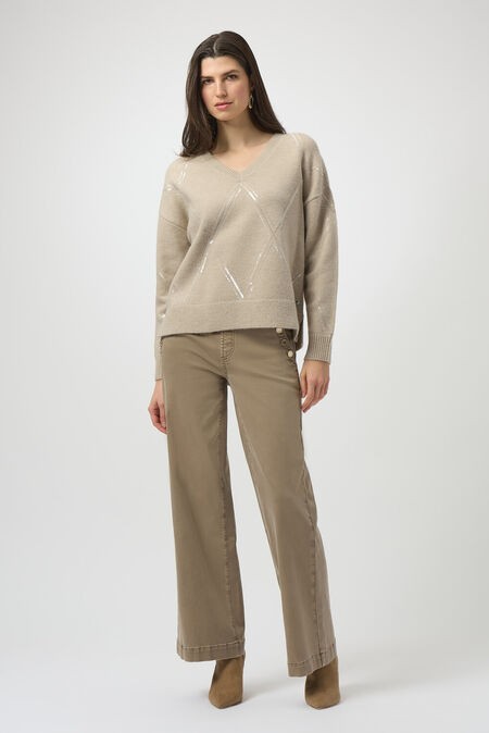 Pull raffiné col en V – JOSEPH RIBKOFF
