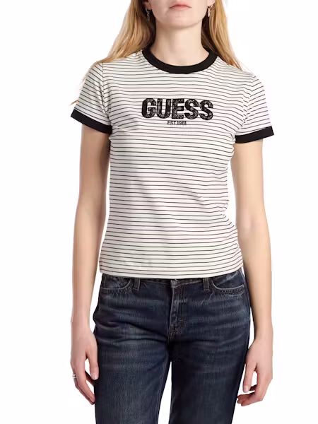 T-shirt Gummy logo dentelle – GUESS - W6BI24K6045 - Guess