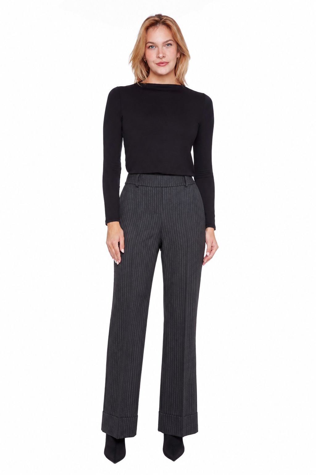 Pantalon droit large revers – I LOVE TYLER MADISON - 626021 - I LOVE TYLER MADISON