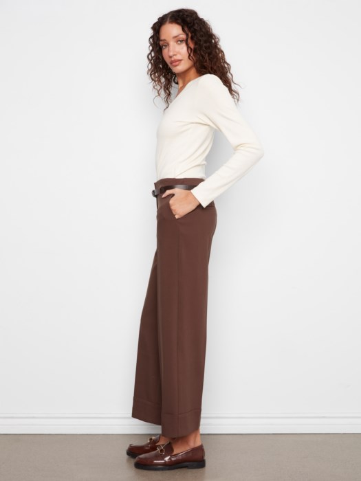 Pantalon large ceinturée – CHARLIE B