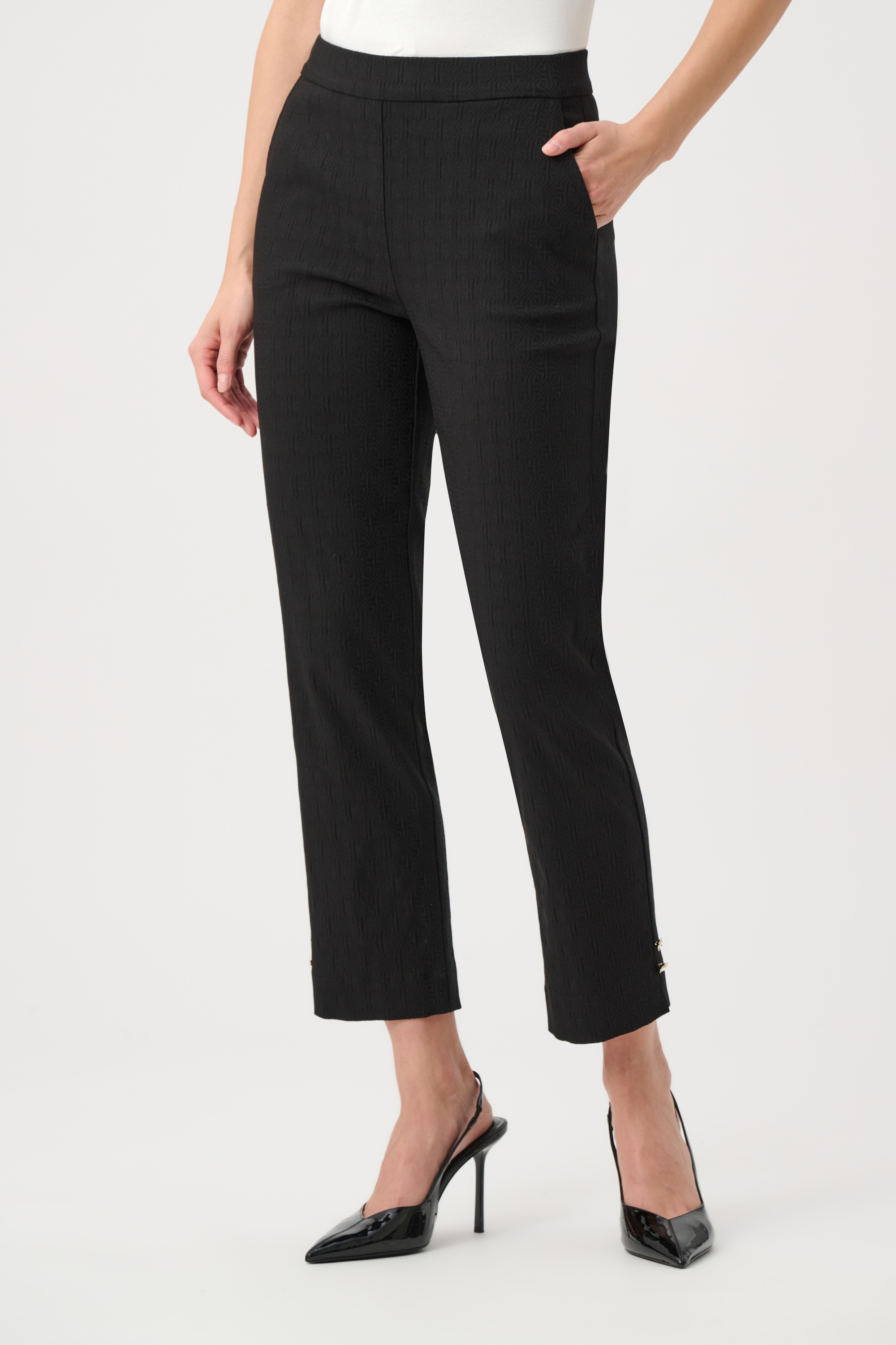 Pantalon ajusté en jacquard – JOSEPH RIBKOFF - 263042-11 - Joseph Ribkoff