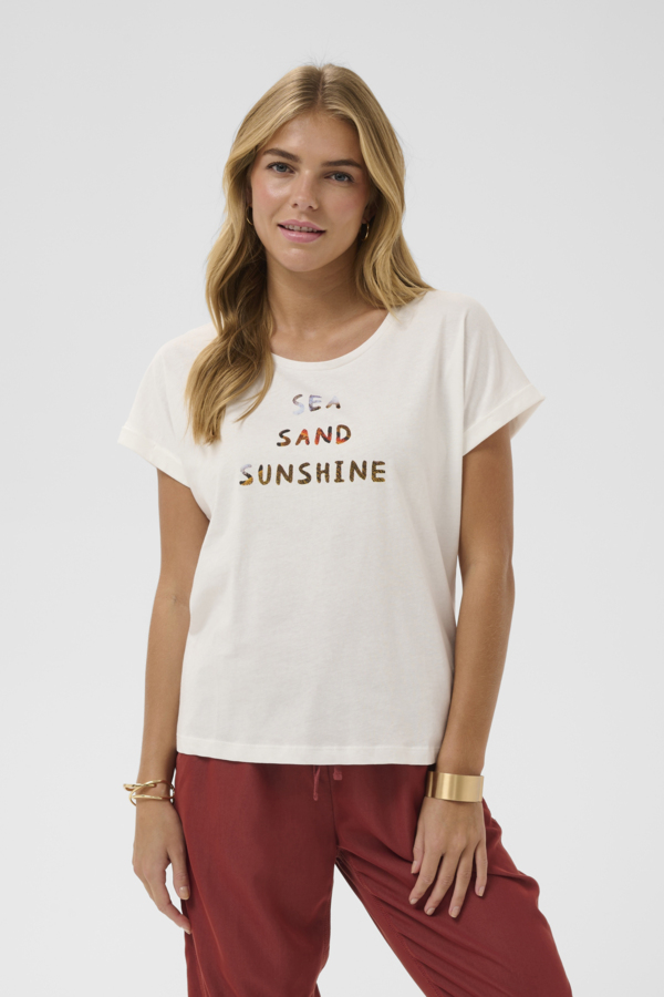 T-shirt Alma – CREAM - 10615062 - CREAM