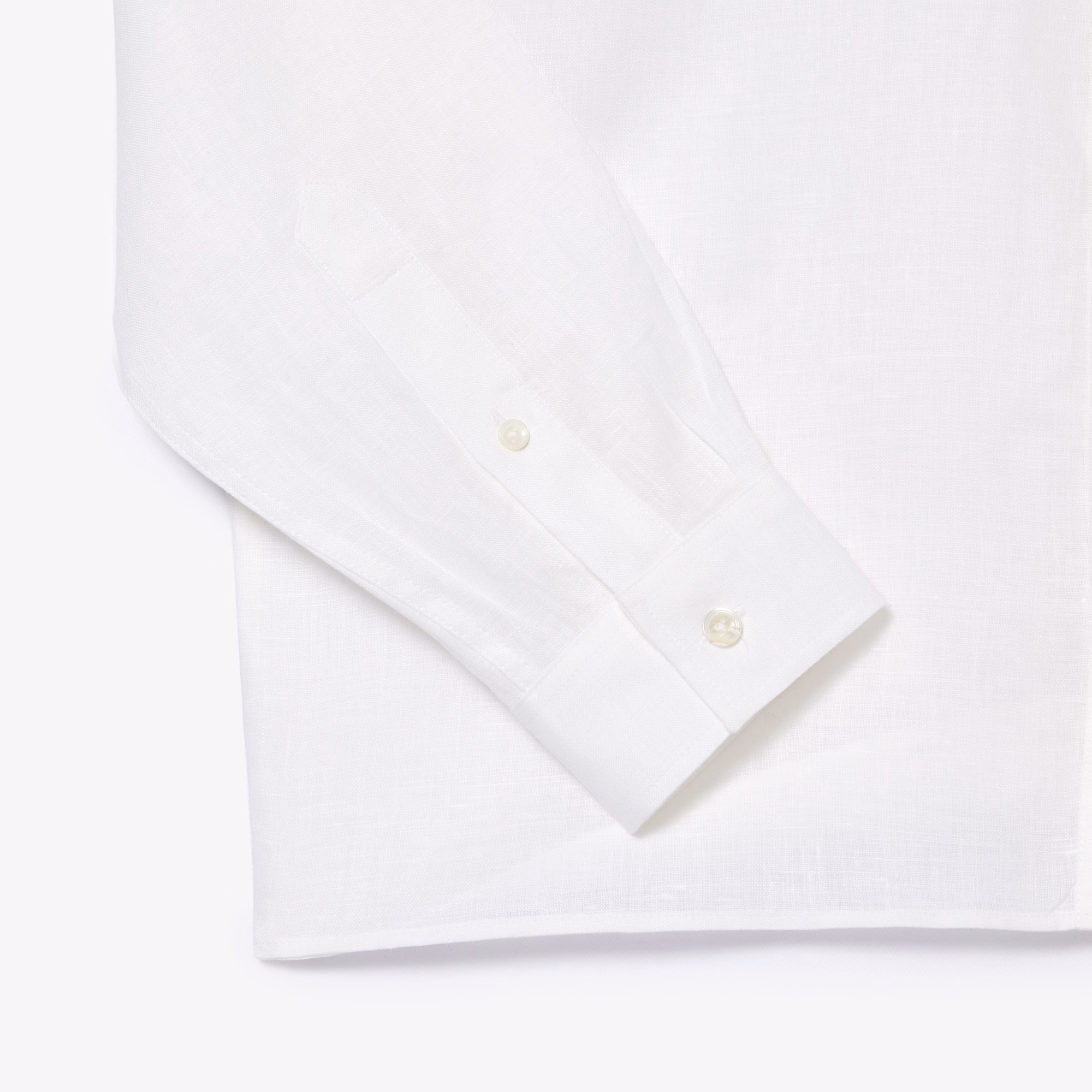 Chemise en lin coupe régulière – LACOSTE