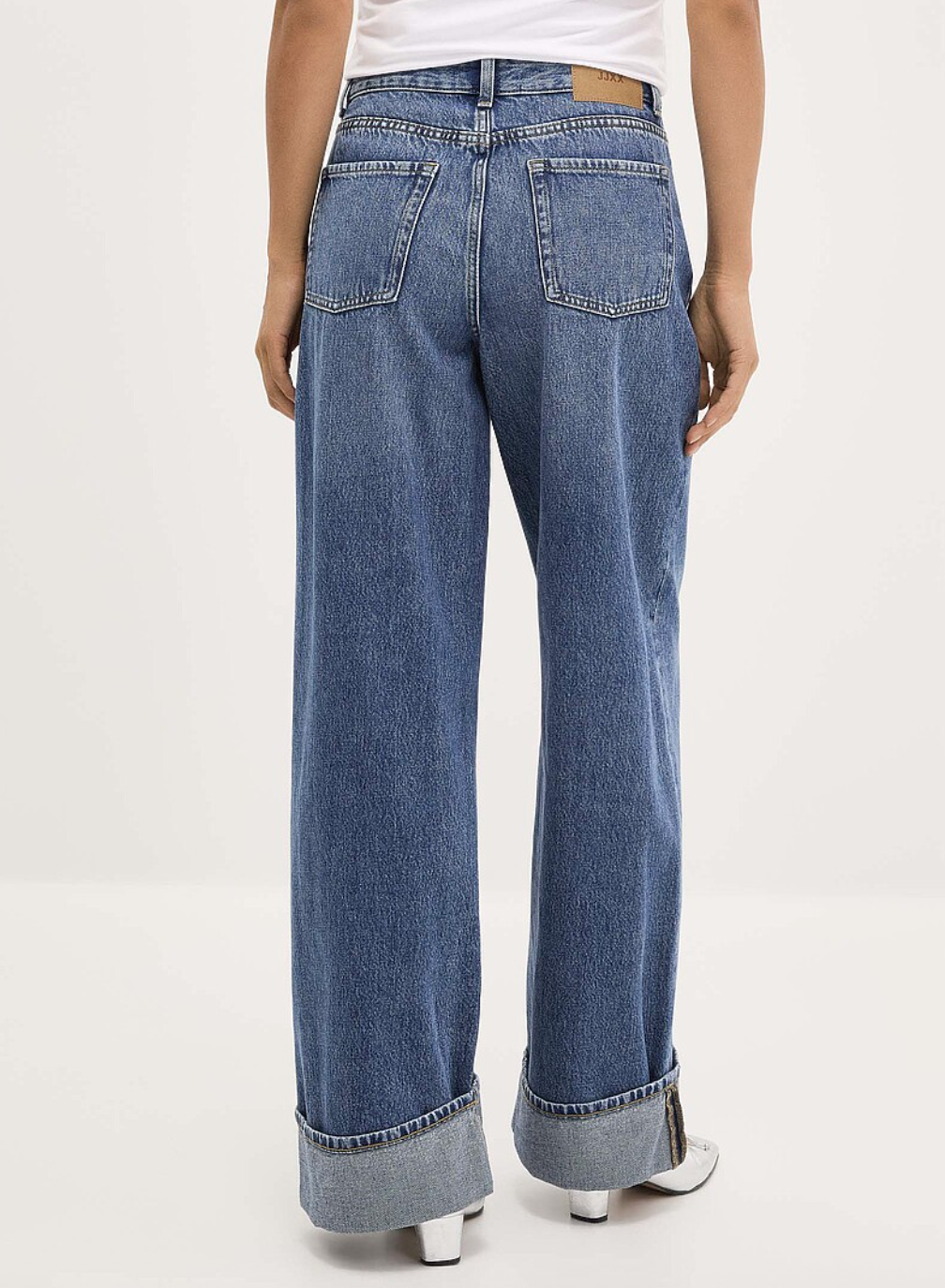Jean large Tokyo avec ourlet retroussé - JJXX