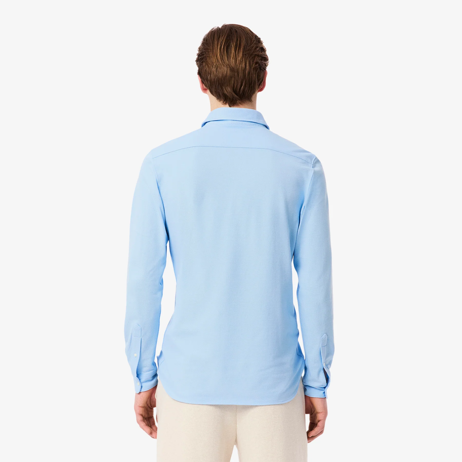 Chemise en piqué coton coupe ajustée – LACOSTE