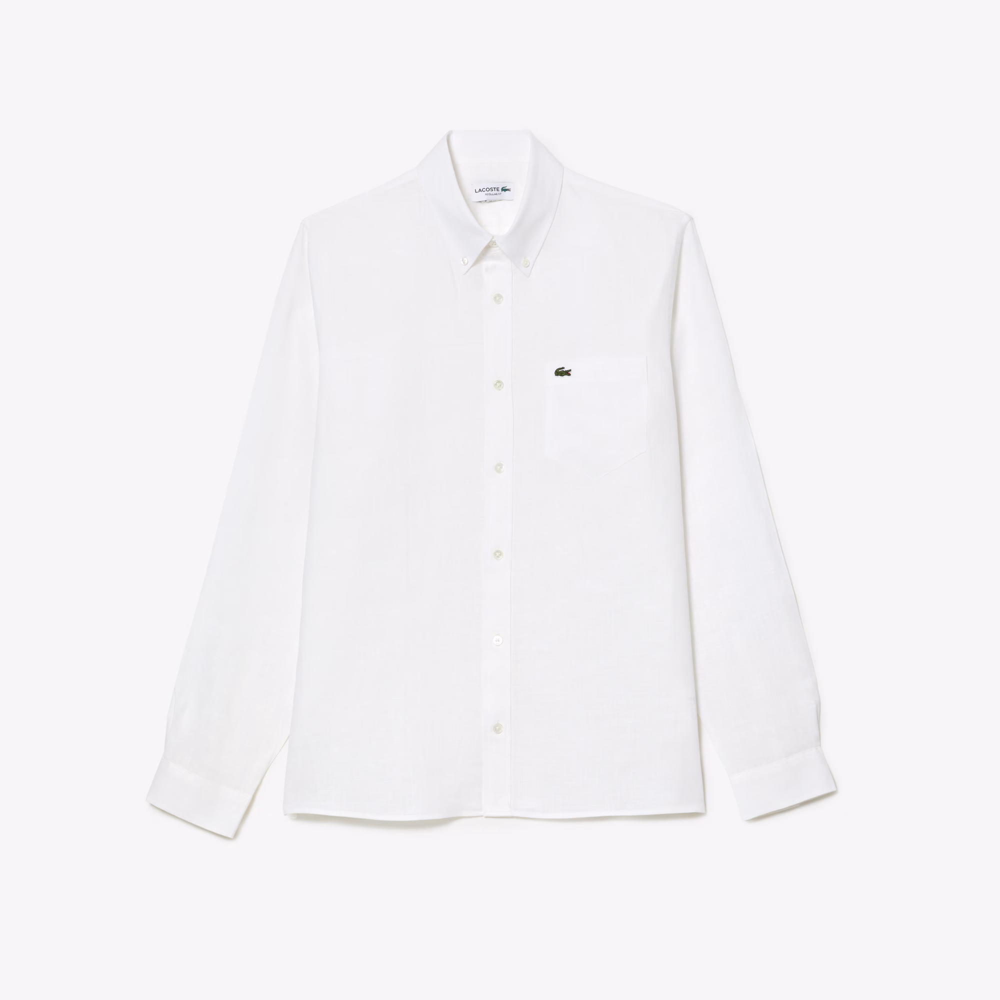 Chemise en lin coupe régulière – LACOSTE