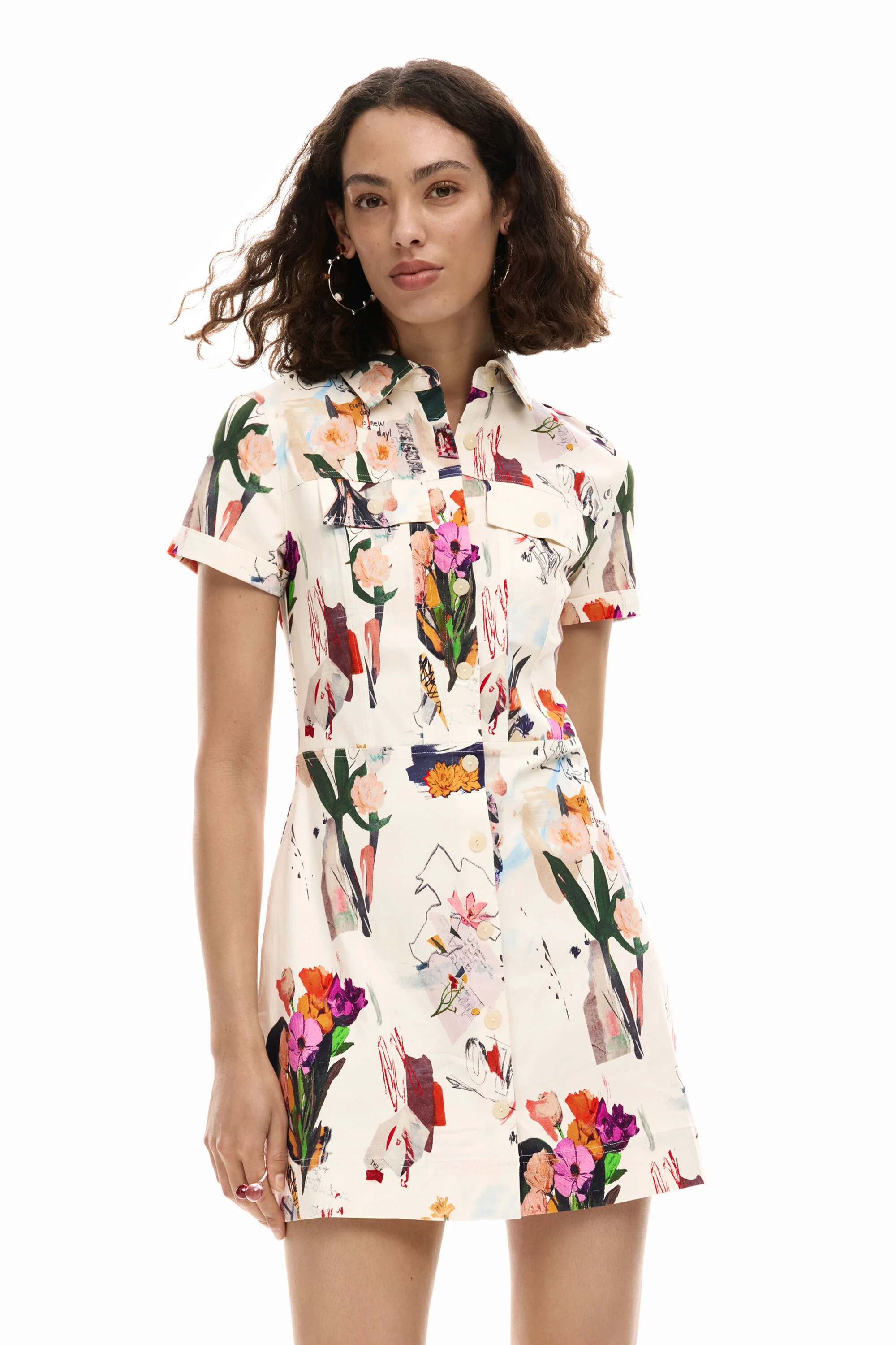 Robe Courte Imprimée – DESIGUAL - 26SWVW48 - Desigual