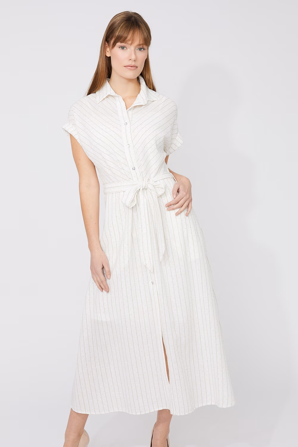 Robe chemise rayée élégante – FRANK LYMAN - 261102 - Frank Lyman