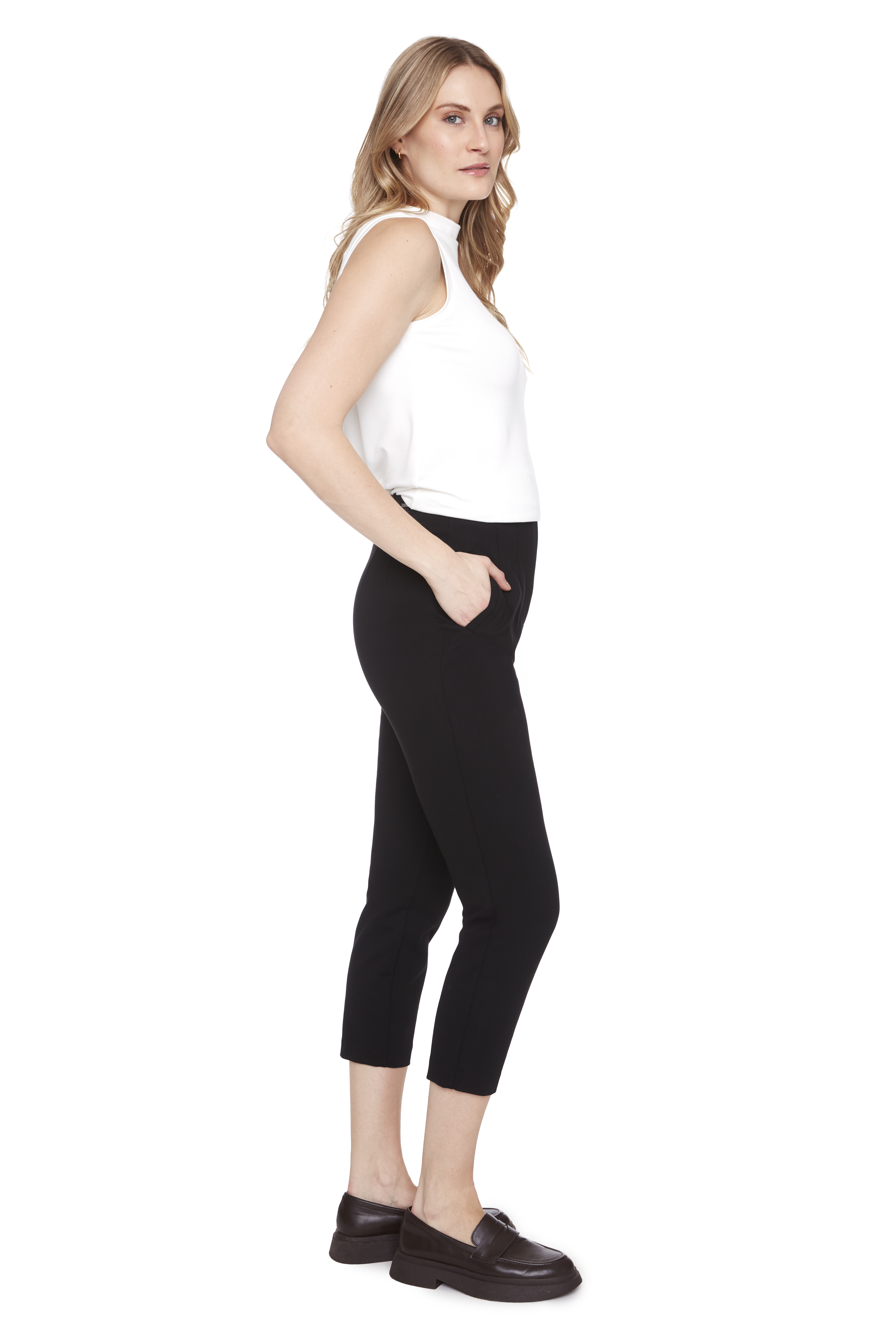 Pantalon jambe fuselée écourté - UP!