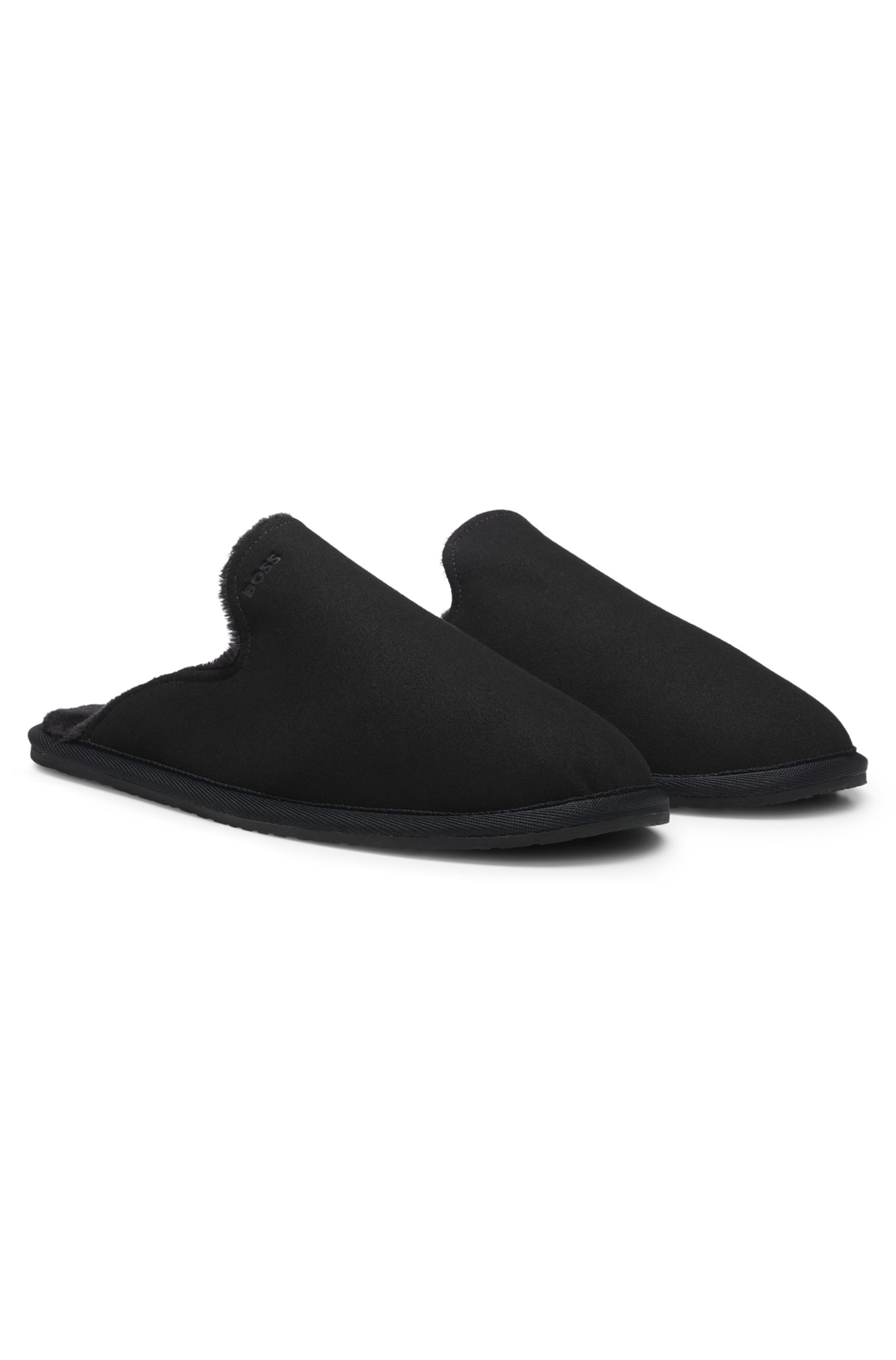 Pantoufles à enfiler avec détail logo – HUGO BOSS - 50573400 - Hugo Boss