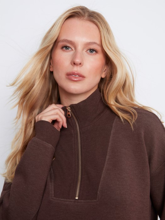 Chandail scuba demi-zip – CHARLIE B