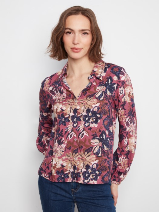Blouse imprimé floral - CHARLIE B - C4709 - Charlie B