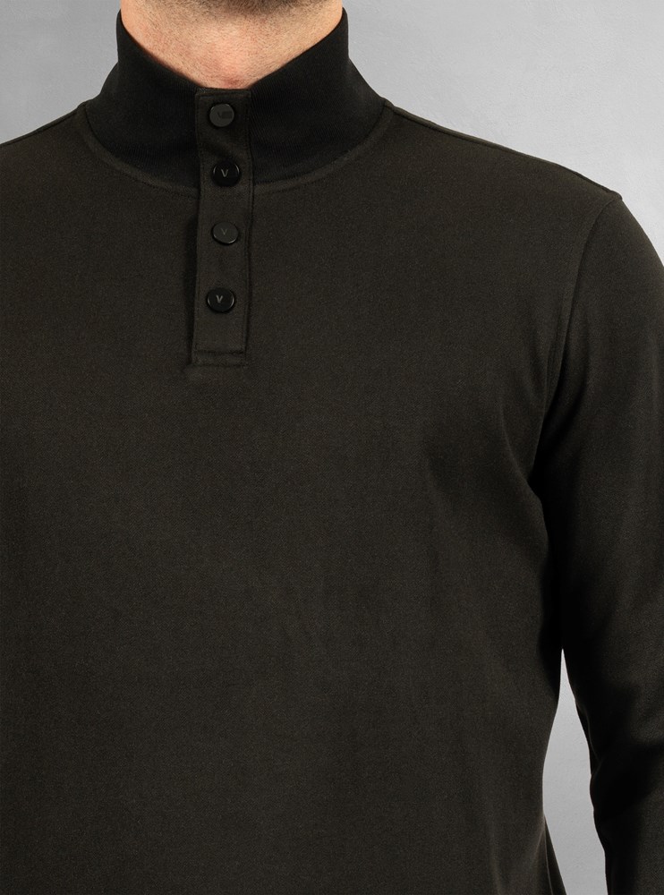 Pull col montant demi-zip - VINCENT D'AMÉRIQUE