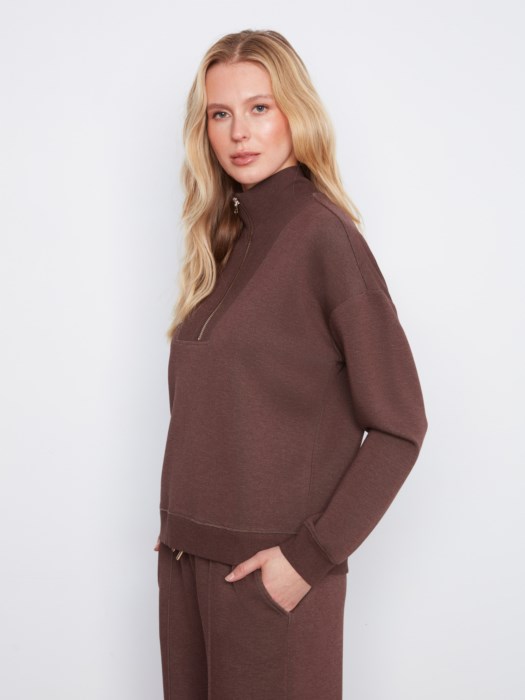 Chandail scuba demi-zip – CHARLIE B