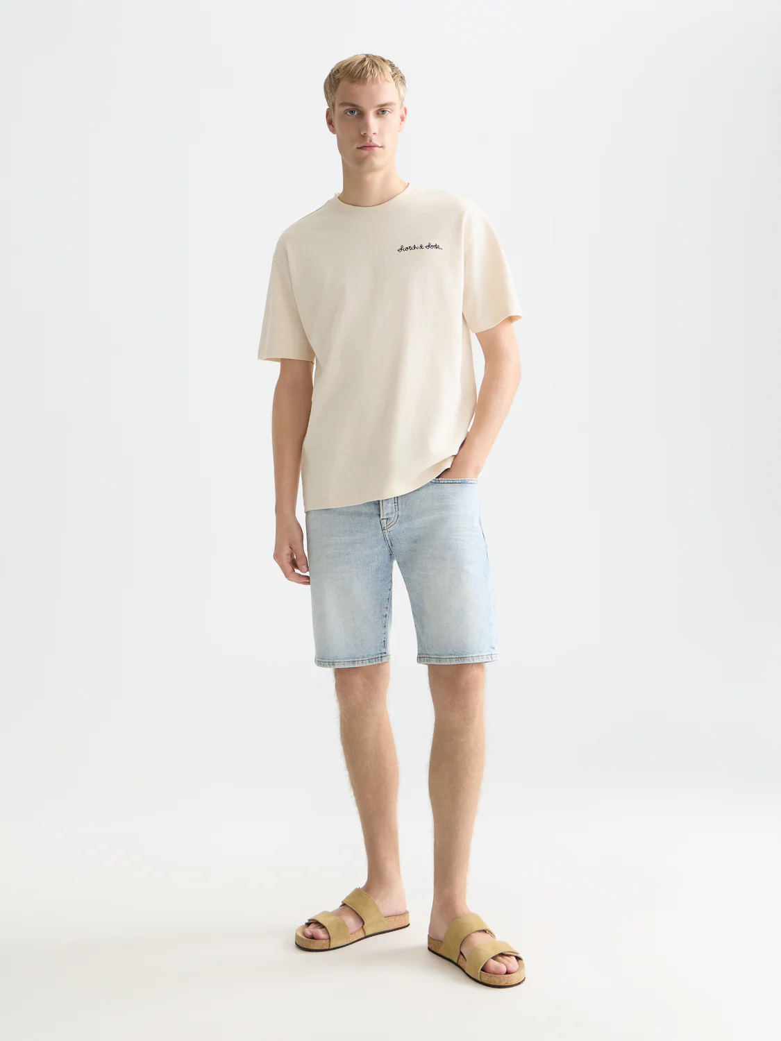 T-shirt logo griffé – SCOTCH & SODA