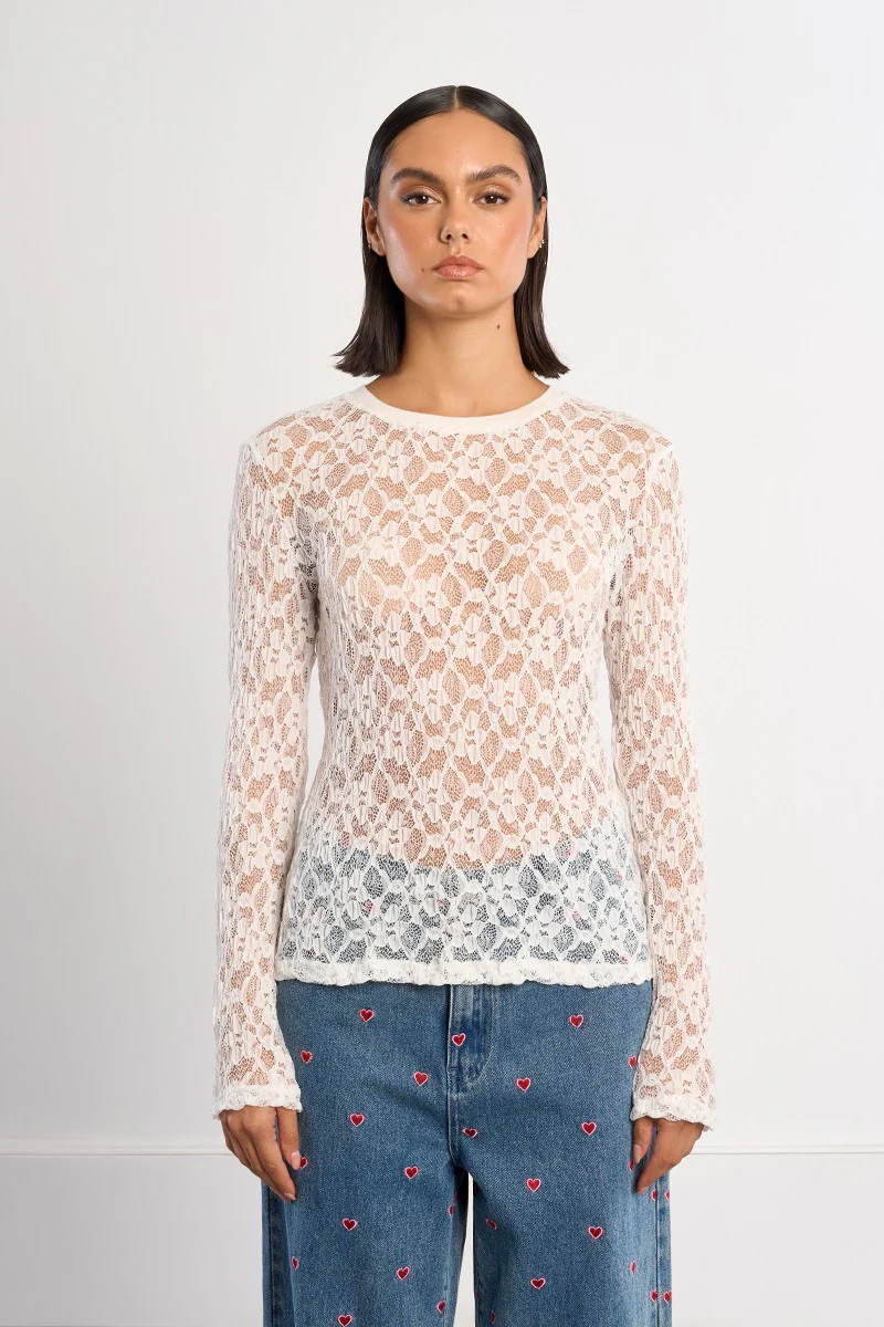 Haut en dentelle – MOLLY BRACKEN - GL747EP - Molly Bracken