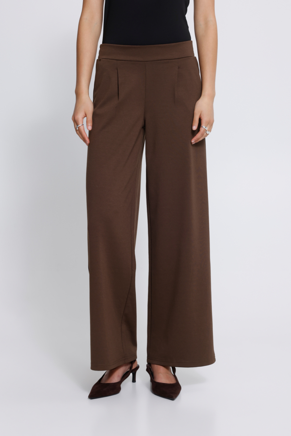 Pantalon Kate long évasé - ICHI - 20118337 - ICHI