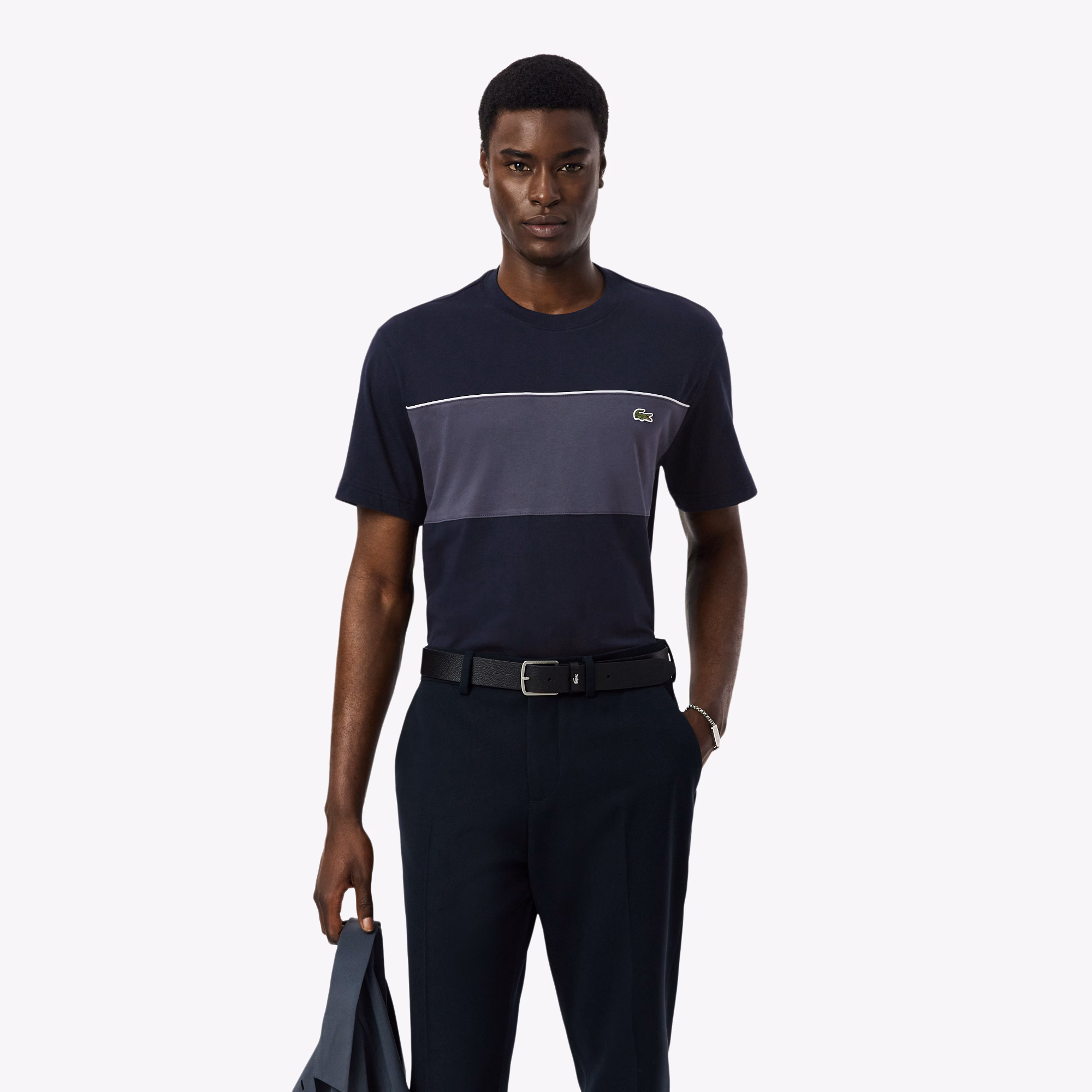 T-shirt contrasté Colorblock – LACOSTE - TH0896 - LACOSTE