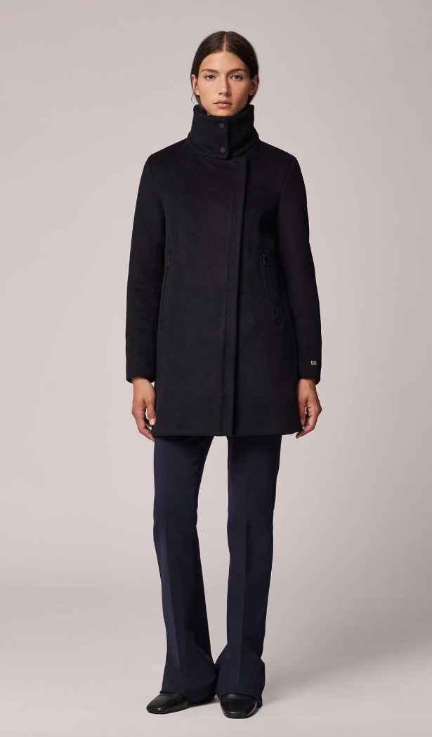 Manteau Abbi avec plastron amovible - SOIA KYO