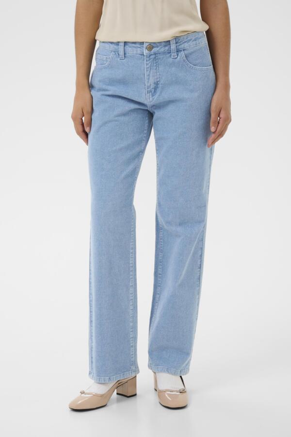 Pantalon Rafael corduroy style denim – CREAM - 10614539 - CREAM