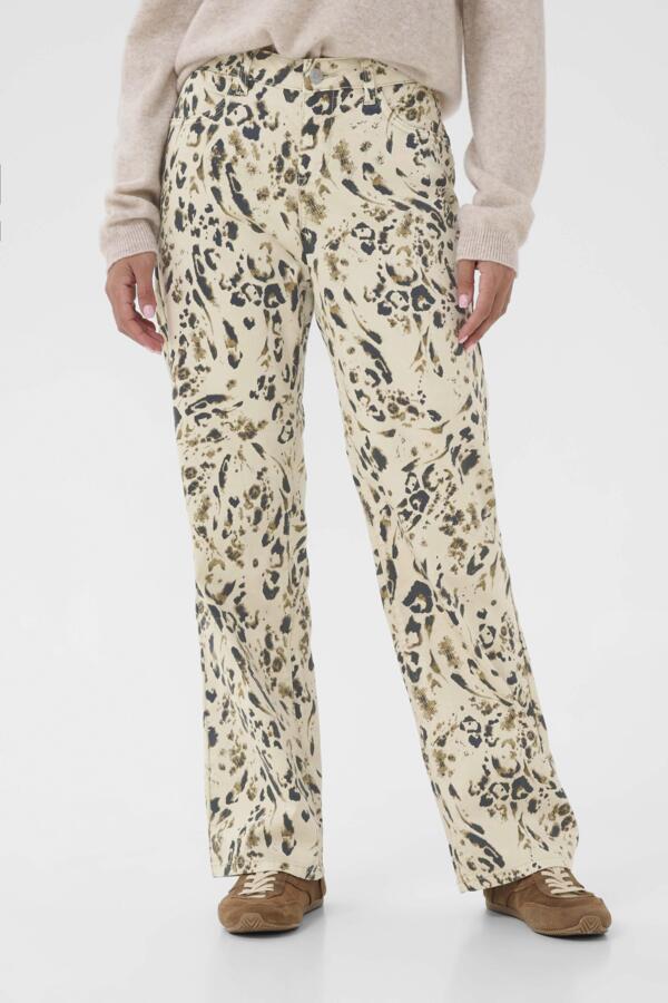 Jean Suma effet léopard – CREAM - 10614716 - CREAM