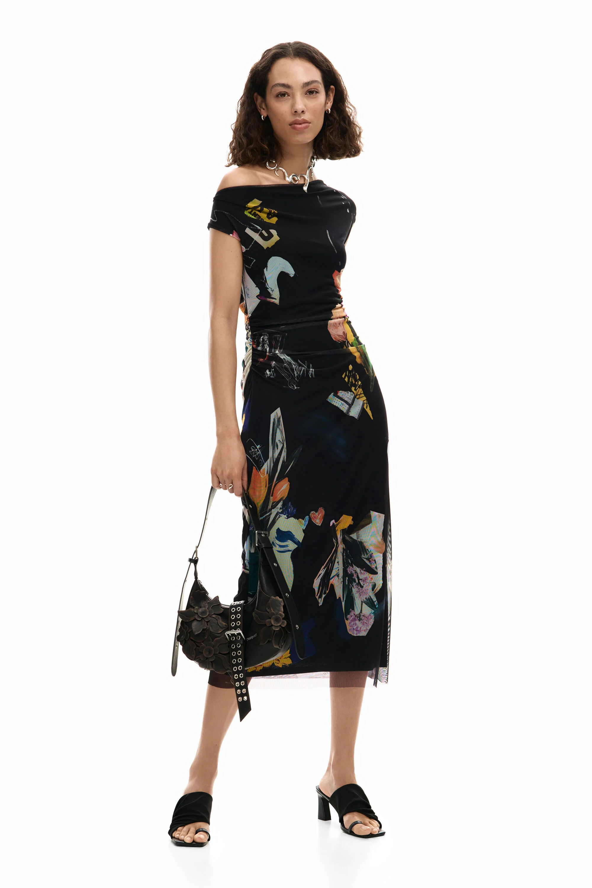 Robe Midi Imprimée – DESIGUAL - 26SWVK29 - Desigual