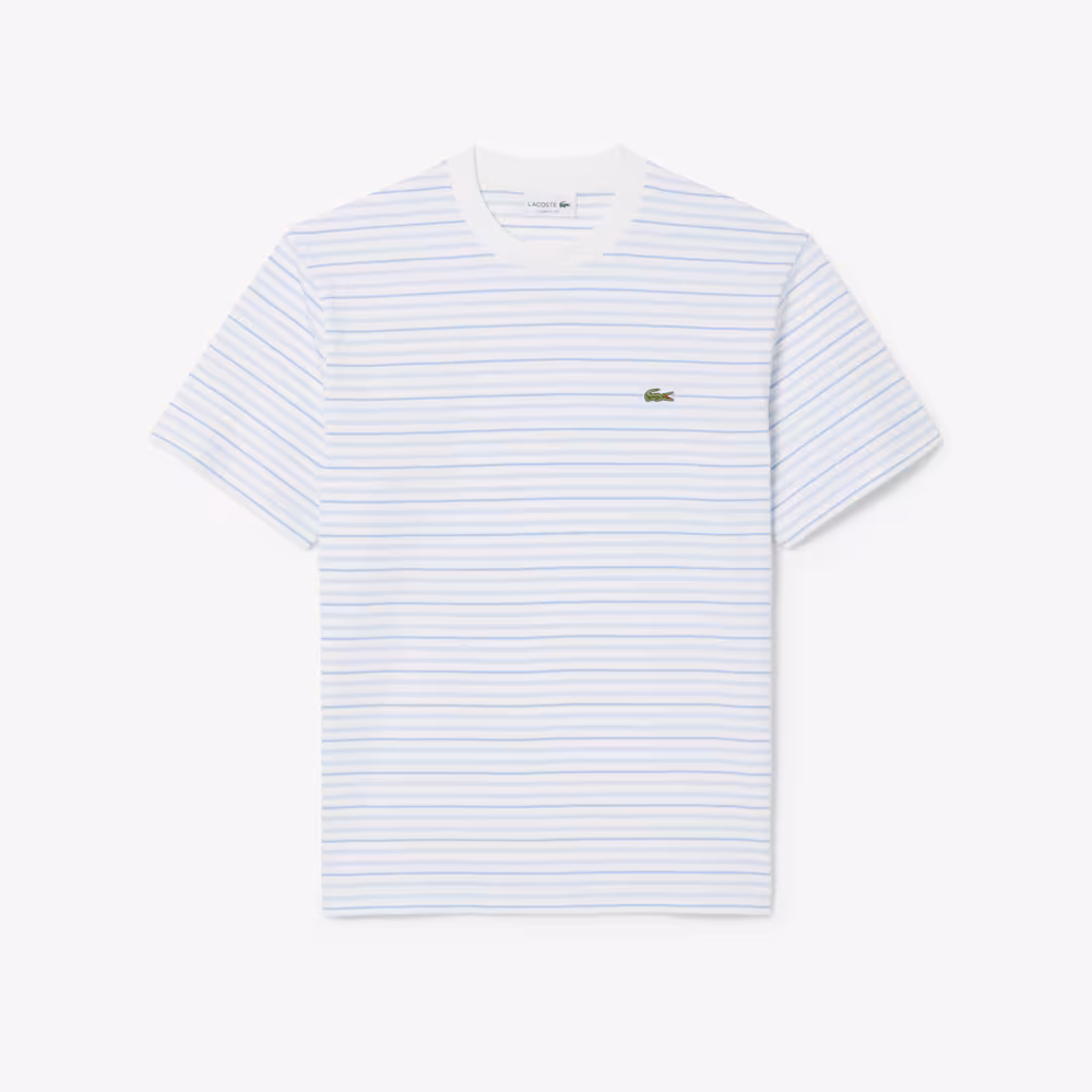 T-shirt classic fit en coton rayé – LACOSTE - TH0874 - LACOSTE
