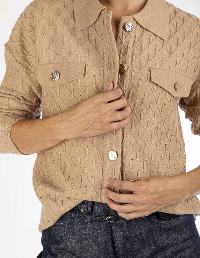 Cardigan texturé - LEO & UGO 