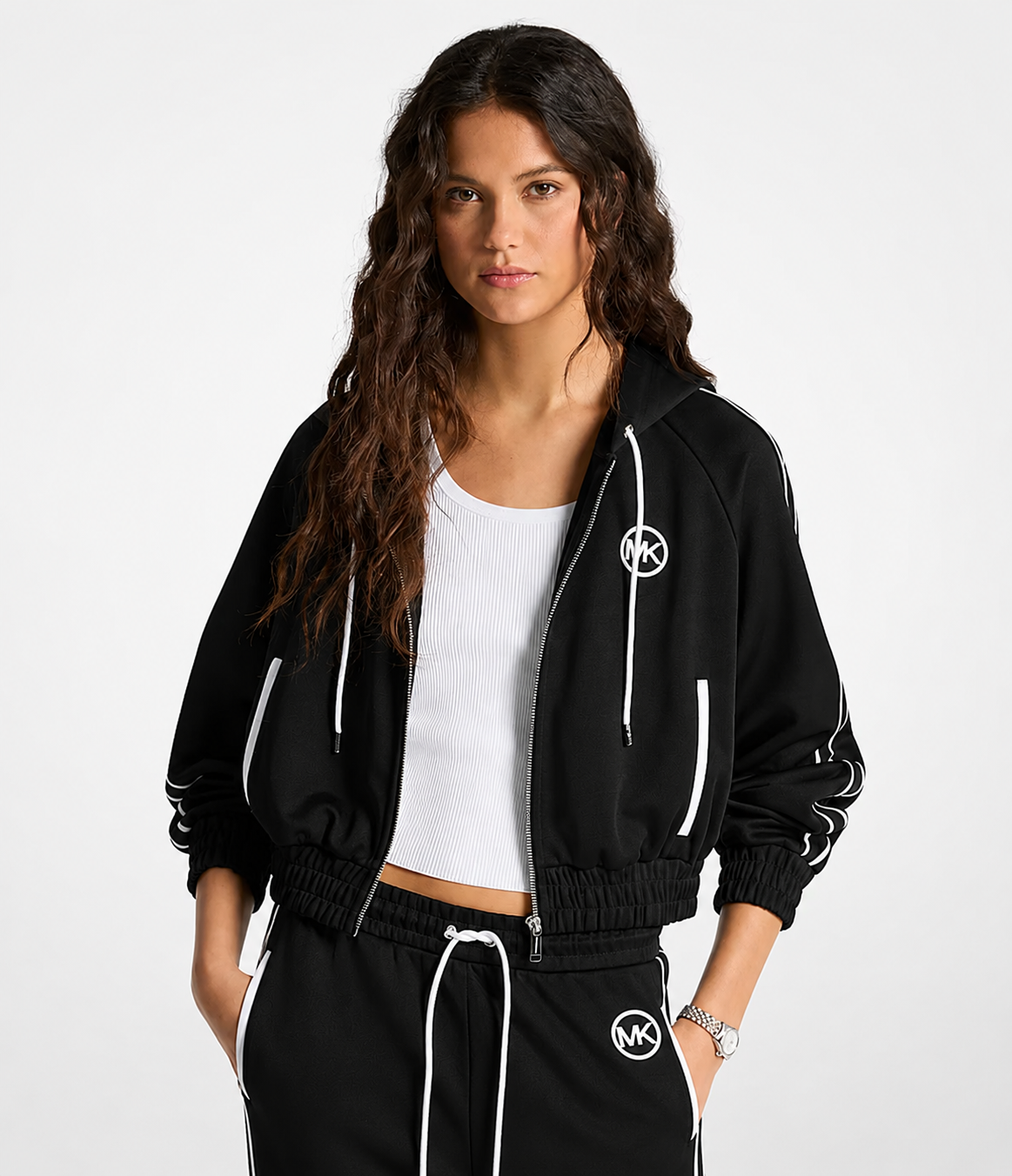 Veste zippée contrastée – MICHAEL KORS - MR651X2K8N - Michael Kors
