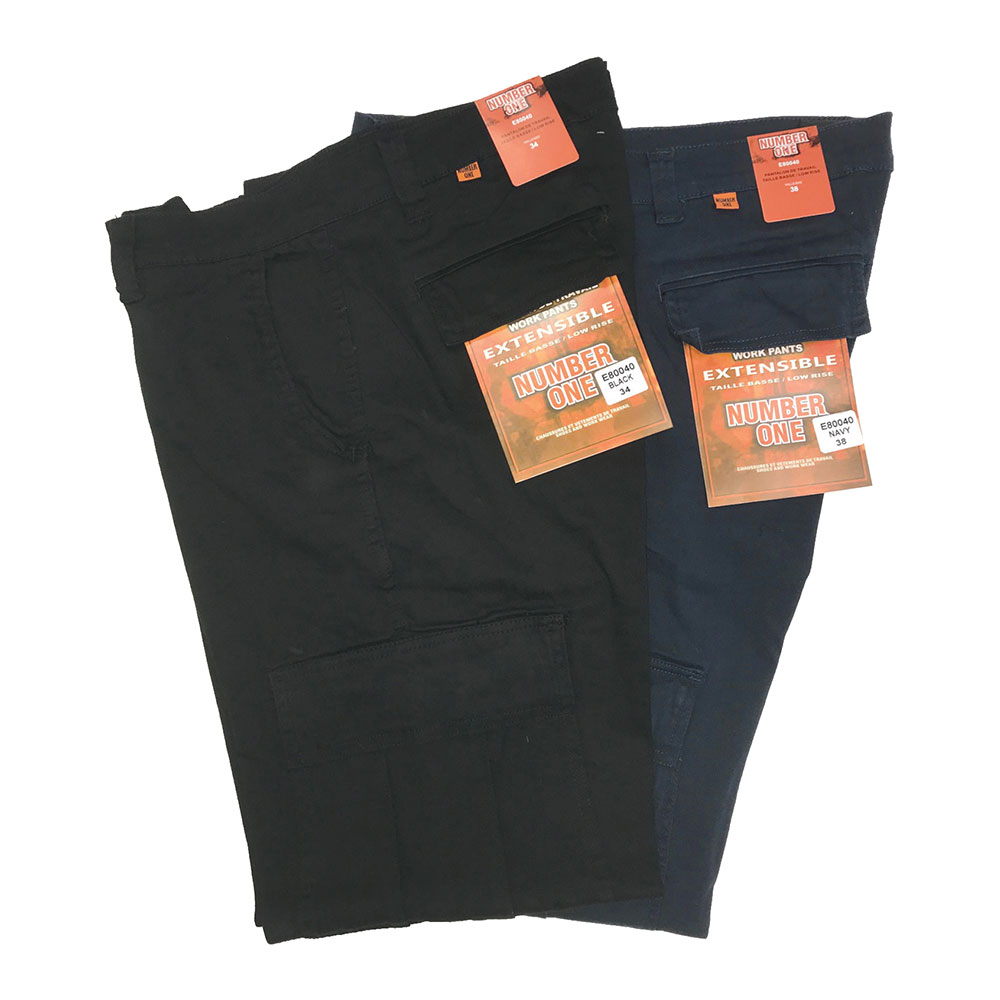 Pantalon de travail cargo Number one - JEANS DÉPÔT - E80040 - Jeans Dépôt