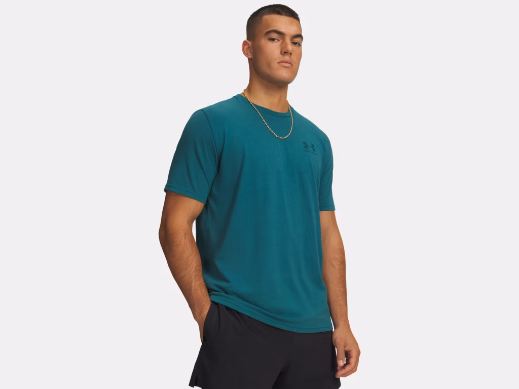 T-shirt Logo sur la poitrine gauche - UNDER ARMOUR - 1326799-338 - Under Armour