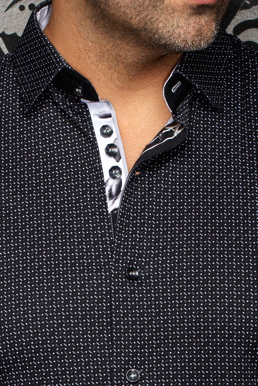 Chemise manches courtes extensible Rosefield – AU NOIR