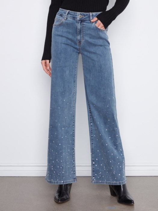 Jean avec strass - CHARLIE B - C5853 - Charlie B