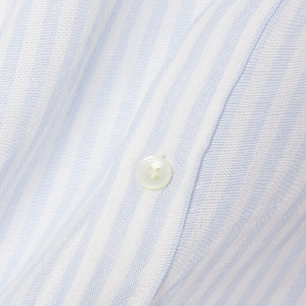 Chemise en lin à rayures verticales - LACOSTE 