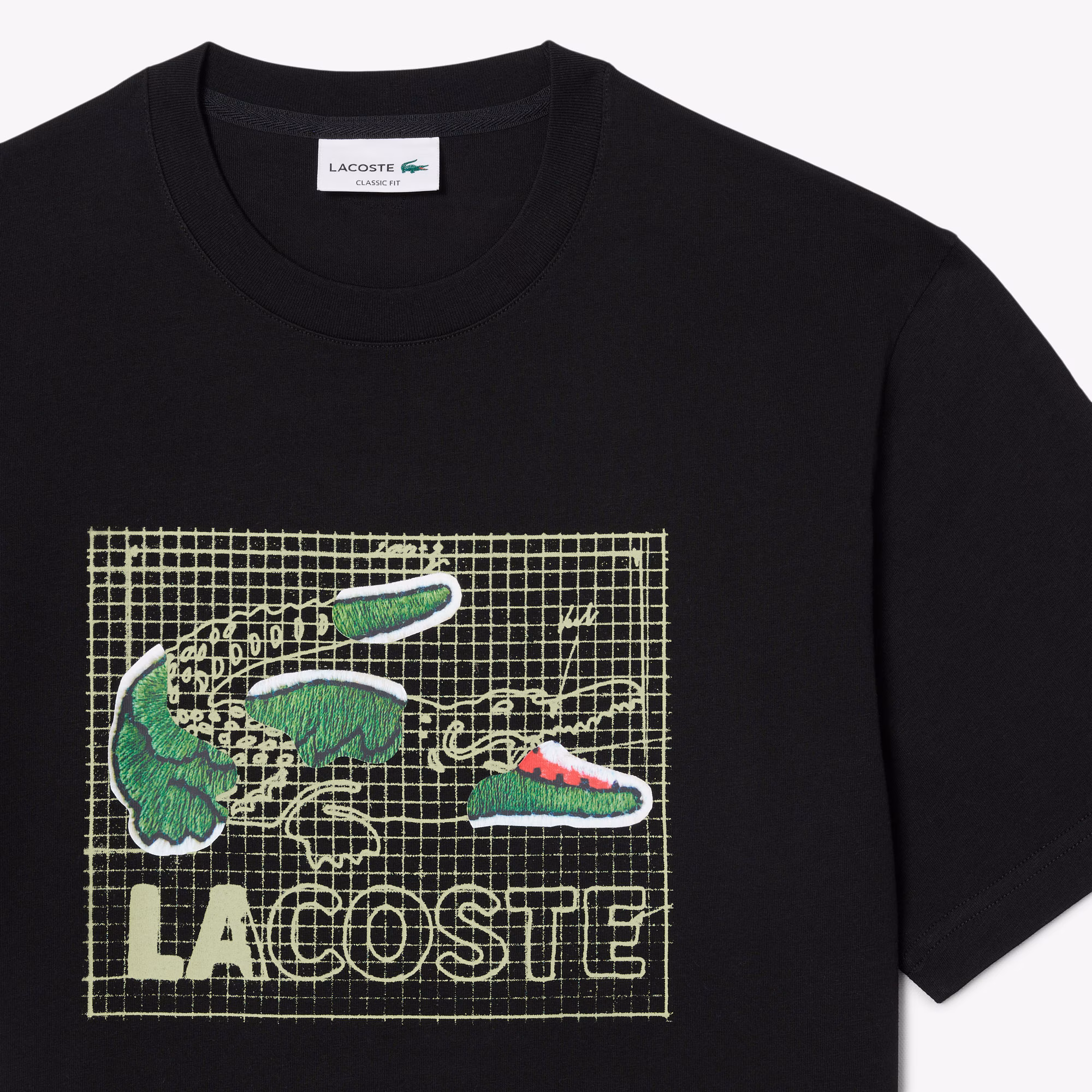 T-shirt en coton imprimé – LACOSTE
