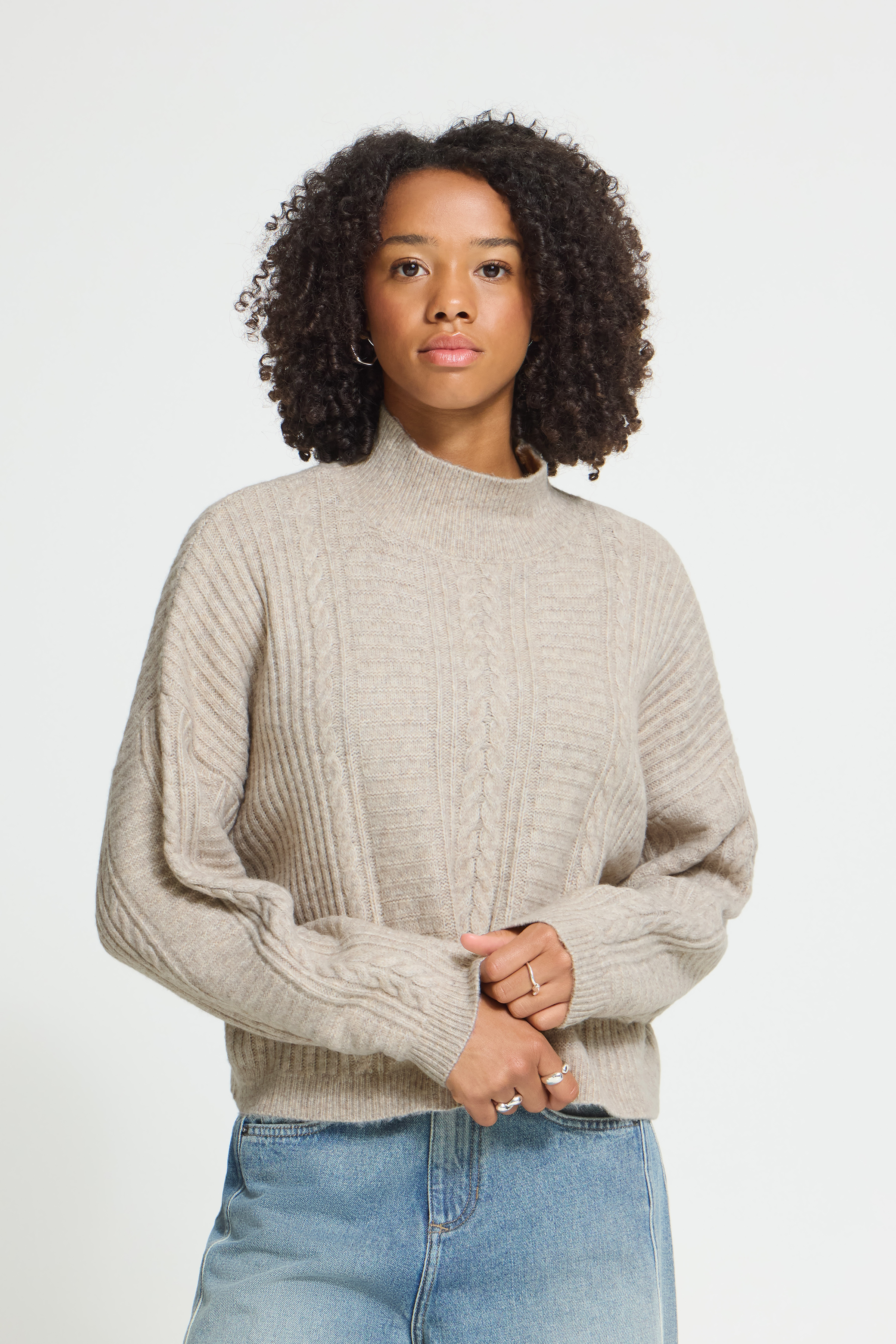 Chandail en tricot Mylle – ICHI - 20126730 - ICHI
