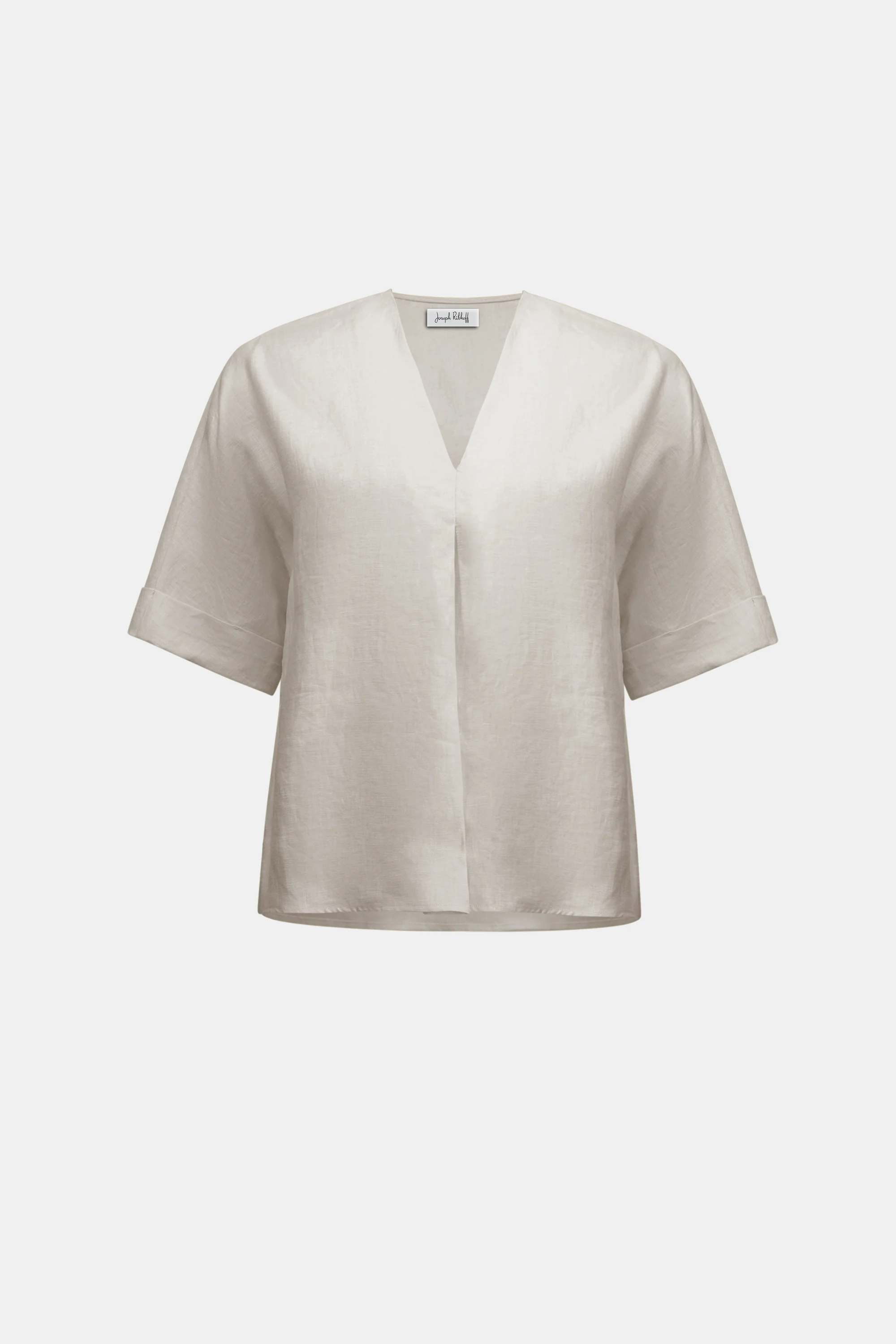 Haut en Lin avec encolure en V – JOSEPH RIBKOFF