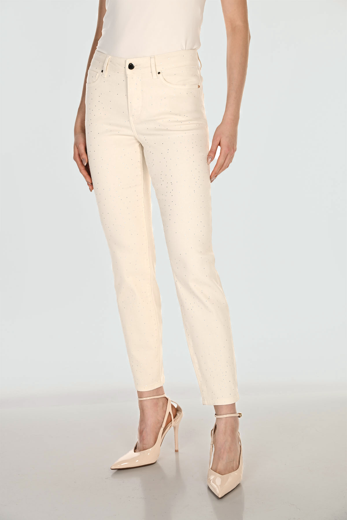 Jean skinny strass - FRANK LYMAN - 263757 - Frank Lyman