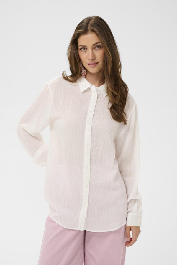 Chemise coupe classique Jilian – CREAM - 10614965 - CREAM
