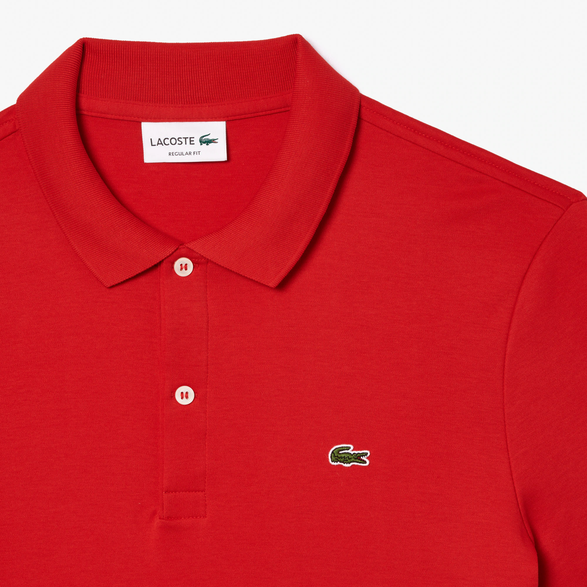 Polo regular fit jersey de coton ultra doux - LACOSTE