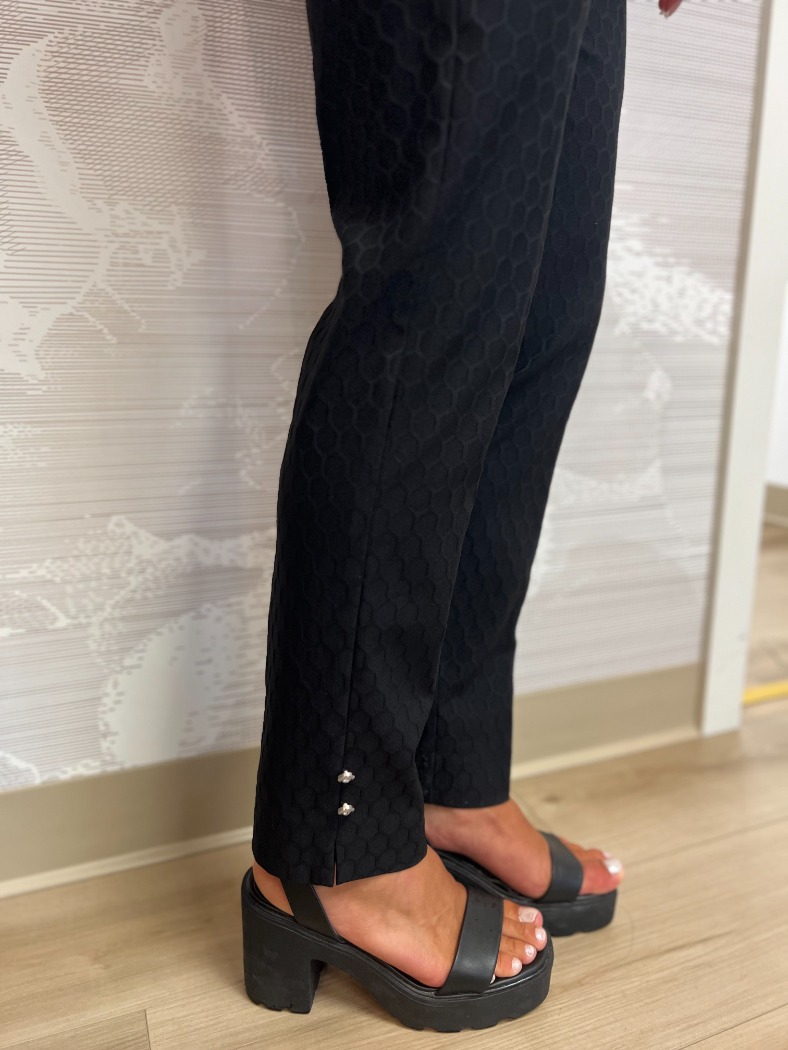 Pantalon à enfiler en jacquard texturé - JOSEPH RIBKOFF
