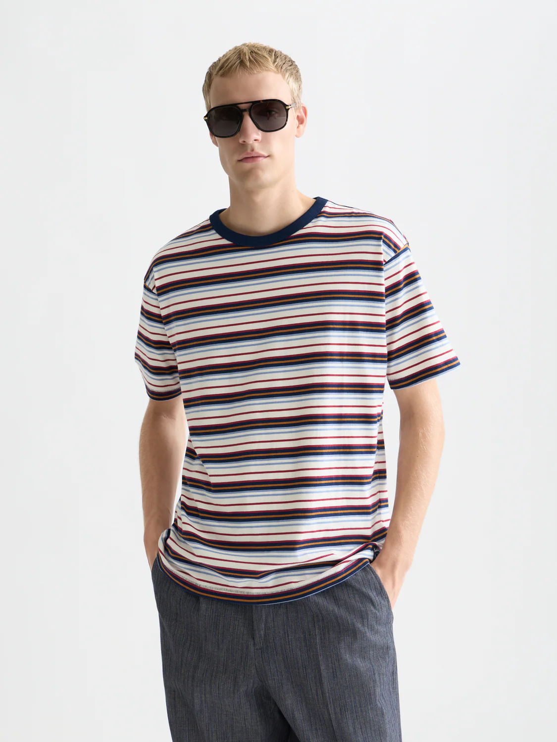 T-shirt coupe décontractée – SCOTCH & SODA - 182297 - Scotch & Soda